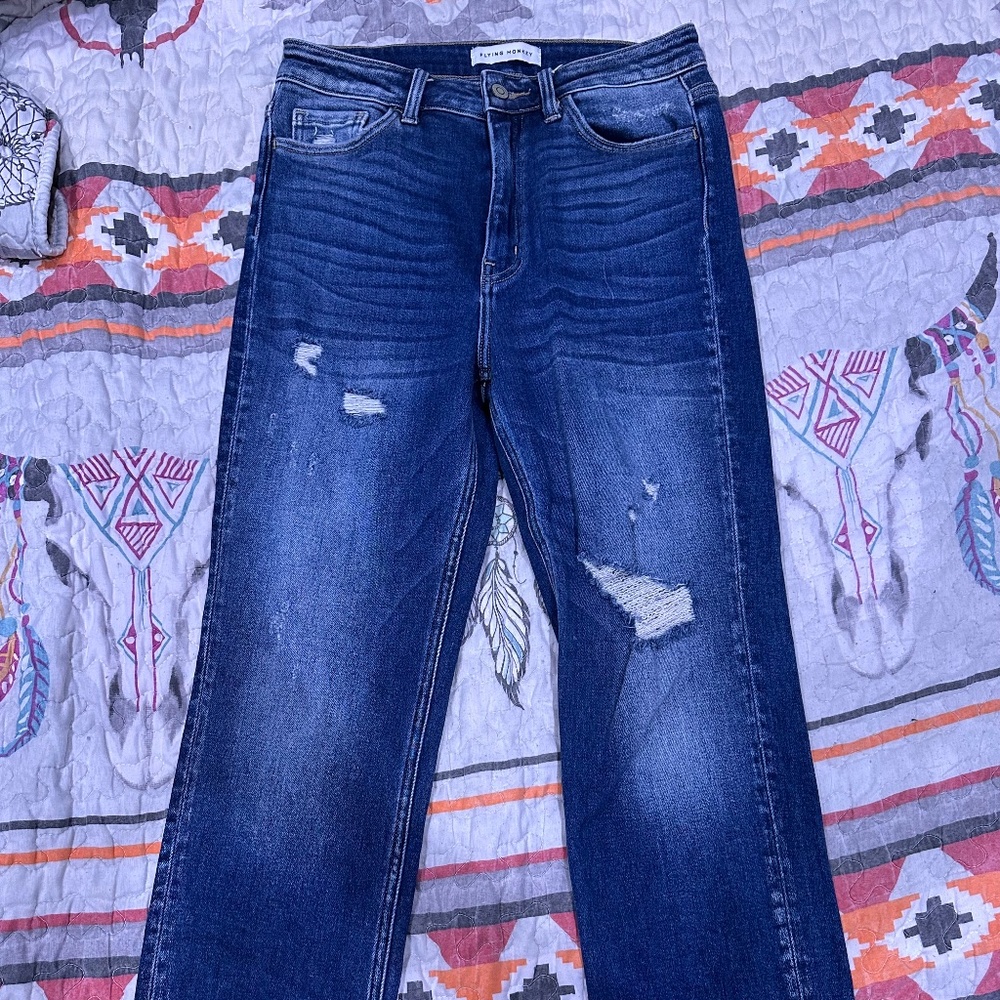 Flying Monkey Straight Leg Jeans